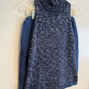 Karen Kane Denim Blue Skirt and Top Outfit, Size Small, Beautiful